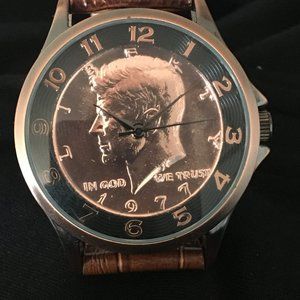 Authentic Rose Gold Kennedy Half Dollar Watch